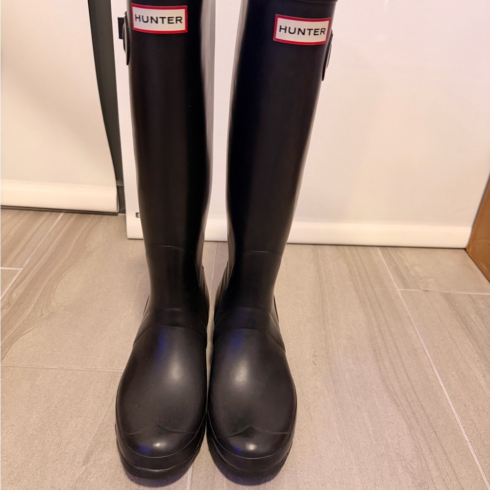 Hunter Original Tall Black Boots